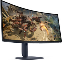 Alienware AW3425DWM computer monitor 86,4 cm (34") 3440 x 1440 Pixels Wide Quad HD LCD Zwart, Blauw - Afbeelding 3