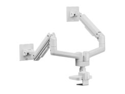 Equip 17“-35” Heavy Duty dubbele Monitorarm wit - Afbeelding 4