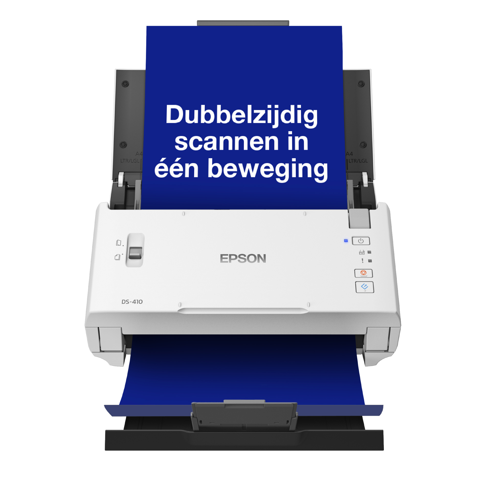 Epson WorkForce DS-410 compacte zakelijke sheet-fed A4-scanner met automatische documentinvoer voor 50 vellen en Document Capture Pro-software