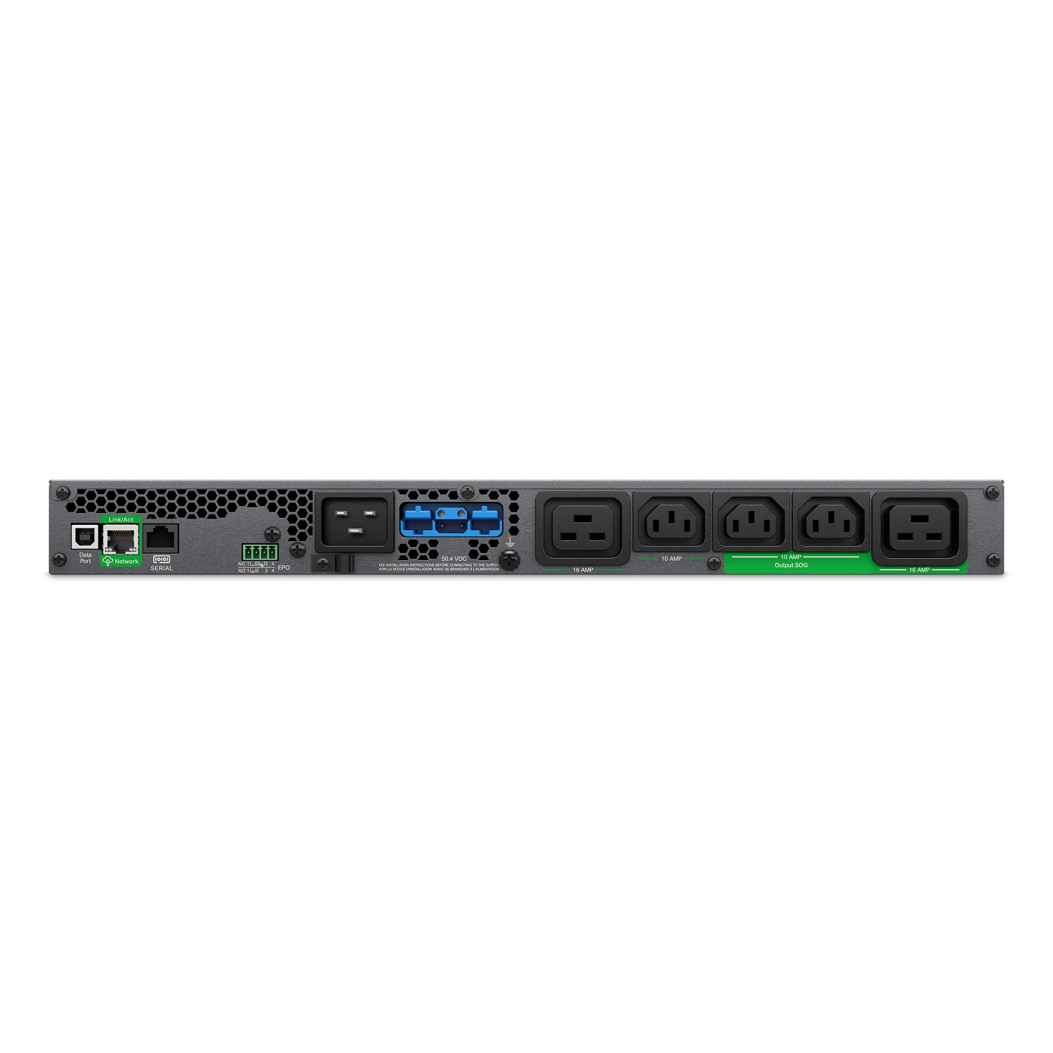 APC Smart-UPS Ultra On-Line SRTL2KRM1UIC, 2KW, 1U Rack/Tower/Wall, 3x C13 & 2x C19, SmartConnect - Afbeelding 5