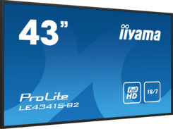 iiyama PROLITE LE4341S-B2 Digitale signage flatscreen 108 cm (42.5") LCD 350 cd/m² Full HD Zwart 18/7