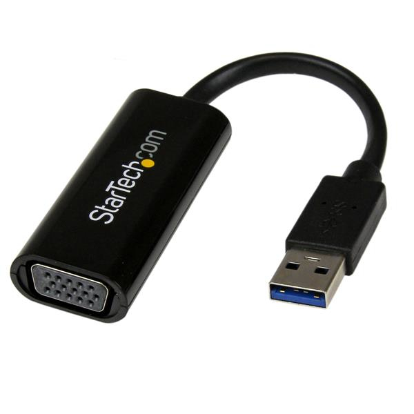 StarTech.com Slanke USB 3.0 naar VGA externe videokaartadapter voor meerdere schermen 1920x1200 / 1080p - Afbeelding 2