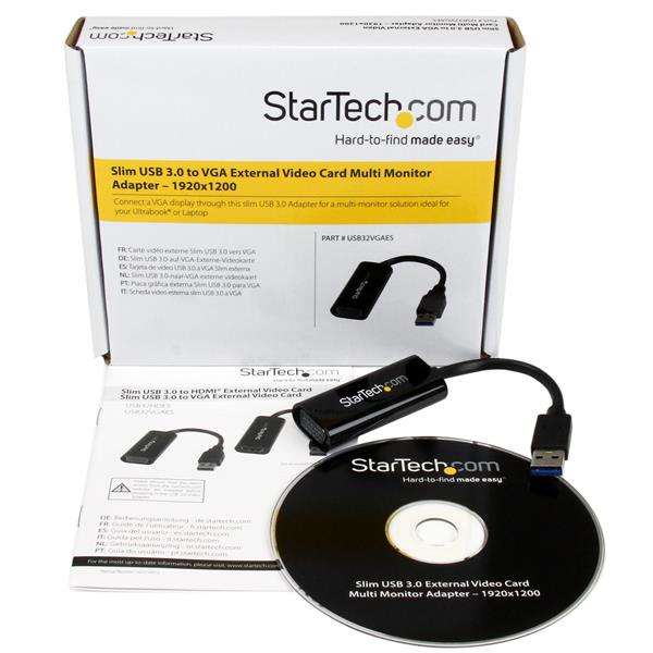 StarTech.com Slanke USB 3.0 naar VGA externe videokaartadapter voor meerdere schermen 1920x1200 / 1080p - Afbeelding 5
