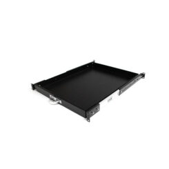 StarTech.com 1U Uitschuifbare Keyboard Tray voor Server Rack, Max 25kg, 22"/55cm Diep, Stalen Uittrekbare Lade/Plank voor 19" AV, Netwerk Rack - Afbeelding 3