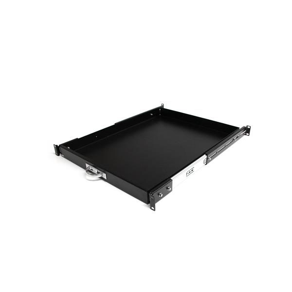 StarTech.com 1U Uitschuifbare Keyboard Tray voor Server Rack, Max 25kg, 22"/55cm Diep, Stalen Uittrekbare Lade/Plank voor 19" AV, Netwerk Rack - Afbeelding 3