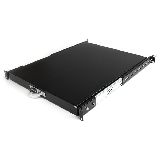 StarTech.com 1U Uitschuifbare Keyboard Tray voor Server Rack, Max 25kg, 22"/55cm Diep, Stalen Uittrekbare Lade/Plank voor 19" AV, Netwerk Rack - Afbeelding 2