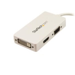 StarTech.com A/V-reisadapter: 3-in-1 Mini DisplayPort naar VGA DVI- of HDMI-converter wit - Afbeelding 3