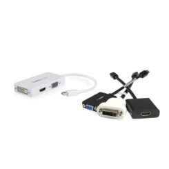 StarTech.com A/V-reisadapter: 3-in-1 Mini DisplayPort naar VGA DVI- of HDMI-converter wit - Afbeelding 5