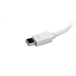 StarTech.com A/V-reisadapter: 3-in-1 Mini DisplayPort naar VGA DVI- of HDMI-converter wit - Afbeelding 4