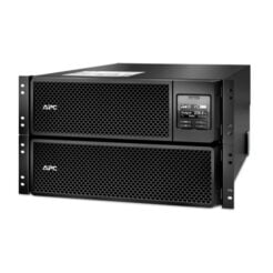 APC Smart-UPS On-Line SRT8KRMXLI - 8kW/VA, 6x C13 + 4x C19 + hardwire 1 fase uitgang, rackmountable, Embedded NMC