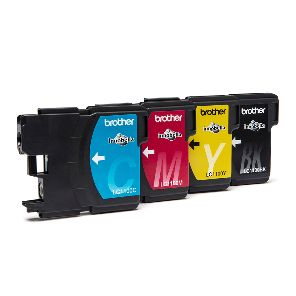 Brother LC1100VALBP inktcartridge 4 stuk(s) Origineel Zwart, Cyaan, Magenta, Geel - Afbeelding 3