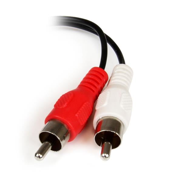 StarTech.com 15 cm stereo/audiokabel 3,5 mm vrouwelijk naar 2x RCA mannelijk - Afbeelding 4