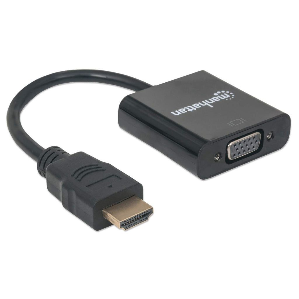 Manhattan 151467 video kabel adapter 0,3 m HDMI Type A (Standaard) VGA (D-Sub) Zwart - Afbeelding 3