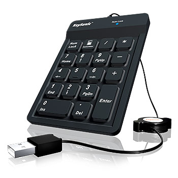 KeySonic ACK-118BK numeriek toetsenbord Universeel USB Zwart - Afbeelding 2