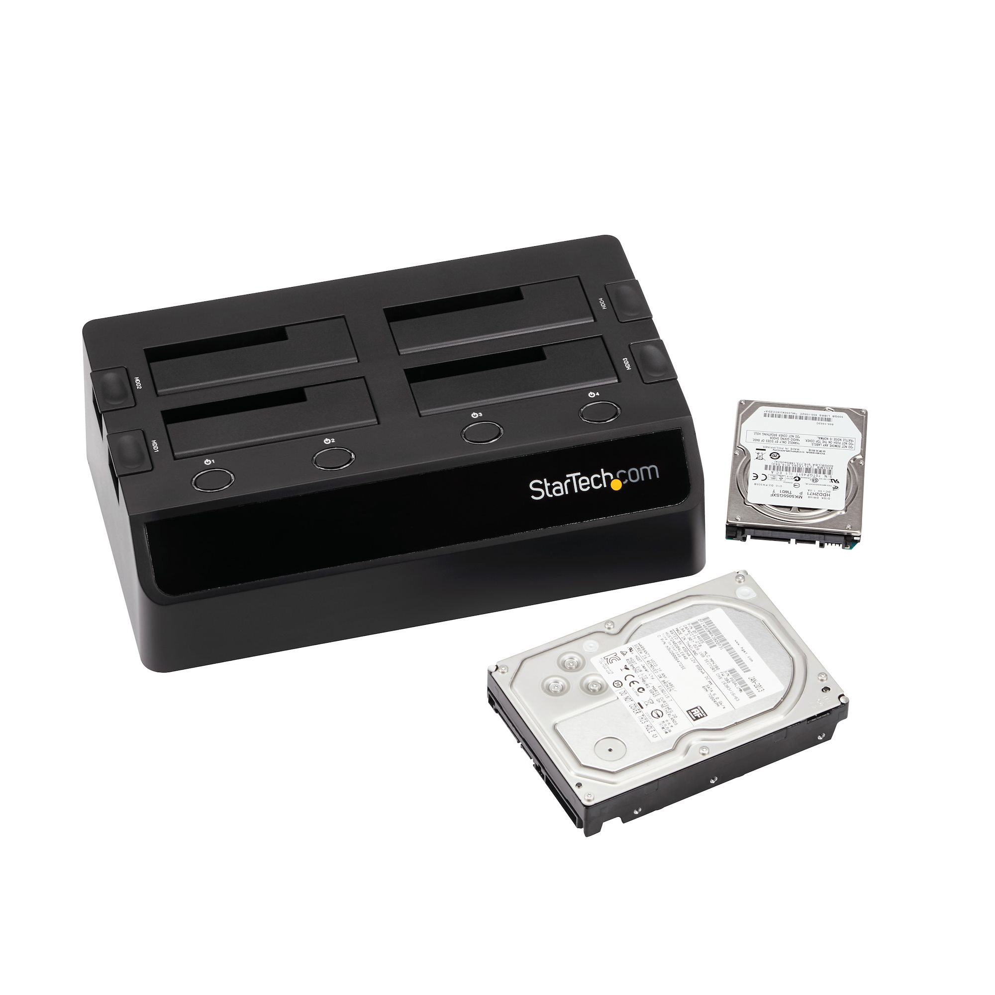 StarTech.com USB 3.0 naar SATA 6 Gbps hard drive docking station met 4 bays, UASP & dubbele ventilatoren 2,5/3,5 inch SSD / HDD dock - Afbeelding 5