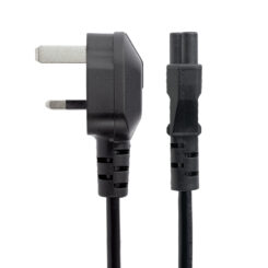 StarTech.com 2m UK Laptop Stroomkabel, BS 1363 to C5 (Clover Leaf), 2.5A 250V, 18AWG, UK Laptop Vervangkabel, Printer Voedingskabel, Laptop Lader Kabel / Laadkabel - Afbeelding 5