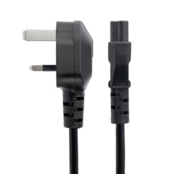 StarTech.com 1m UK Laptop Stroomkabel, BS 1363 to C5 (Clover Leaf), 2.5A 250V, 18AWG, UK Laptop Vervangkabel, Printer Voedingskabel, Laptop Lader Kabel / Laadkabel - Afbeelding 5