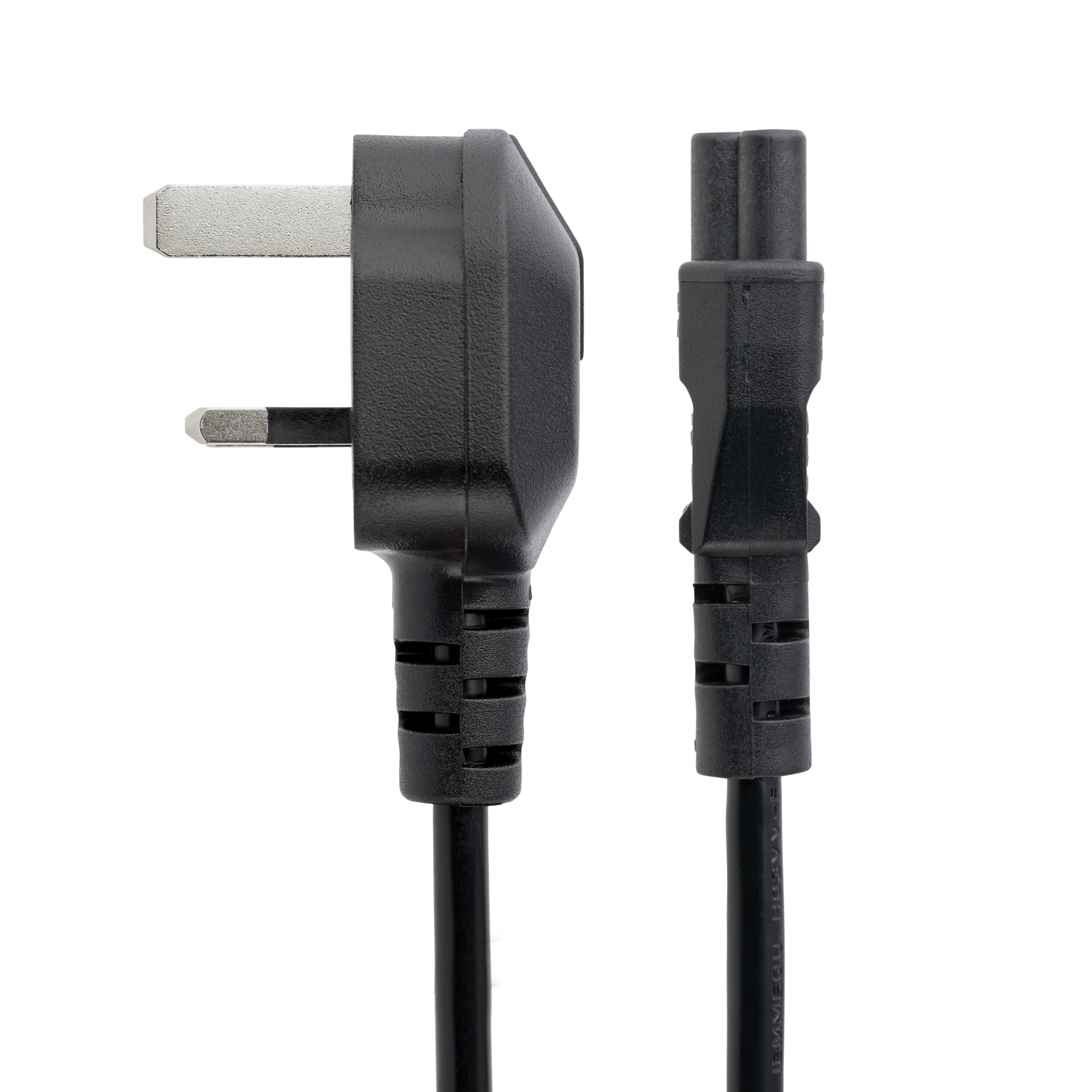 StarTech.com 1m UK Laptop Stroomkabel, BS 1363 to C5 (Clover Leaf), 2.5A 250V, 18AWG, UK Laptop Vervangkabel, Printer Voedingskabel, Laptop Lader Kabel / Laadkabel - Afbeelding 5