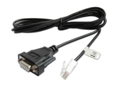 APC AP940-0625A tussenstuk voor kabels DB9 RJ45 Zwart