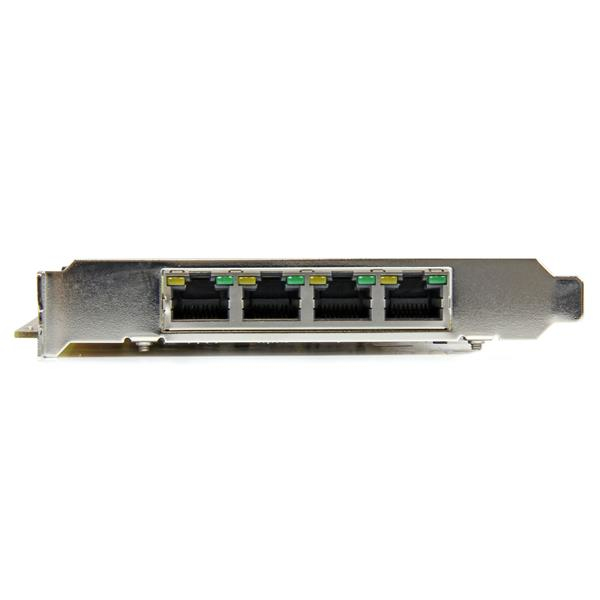 StarTech.com 4-poorts gigabit Power over Ethernet PCIe-netwerkkaart - PSE / PoE PCI Express NIC - Afbeelding 4