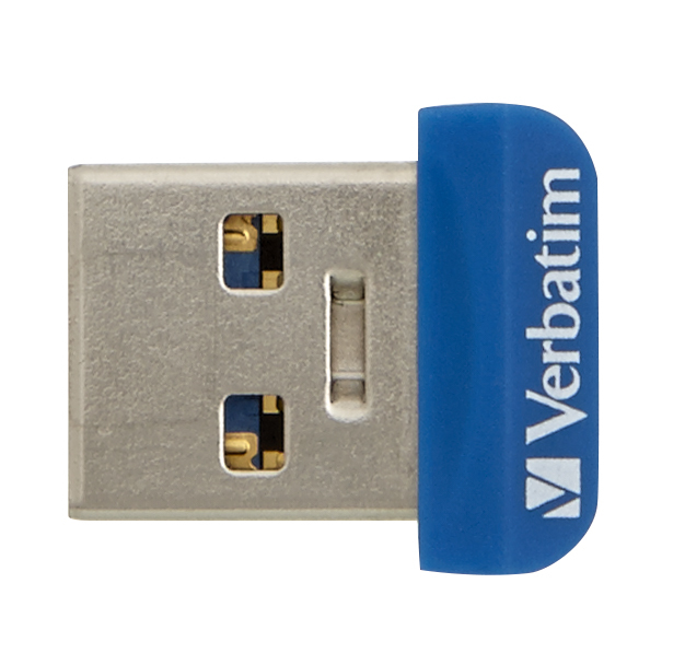 Verbatim Store 'n' Stay NANO - USB-Stick 3.0 64 GB - Blauw - Afbeelding 5
