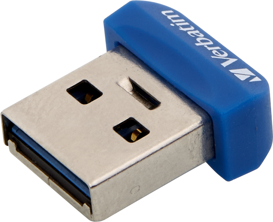 Verbatim Store 'n' Stay NANO - USB-Stick 3.0 64 GB - Blauw - Afbeelding 2