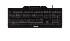 CHERRY KC 1000 SC toetsenbord Kantoor USB AZERTY Frans Zwart
