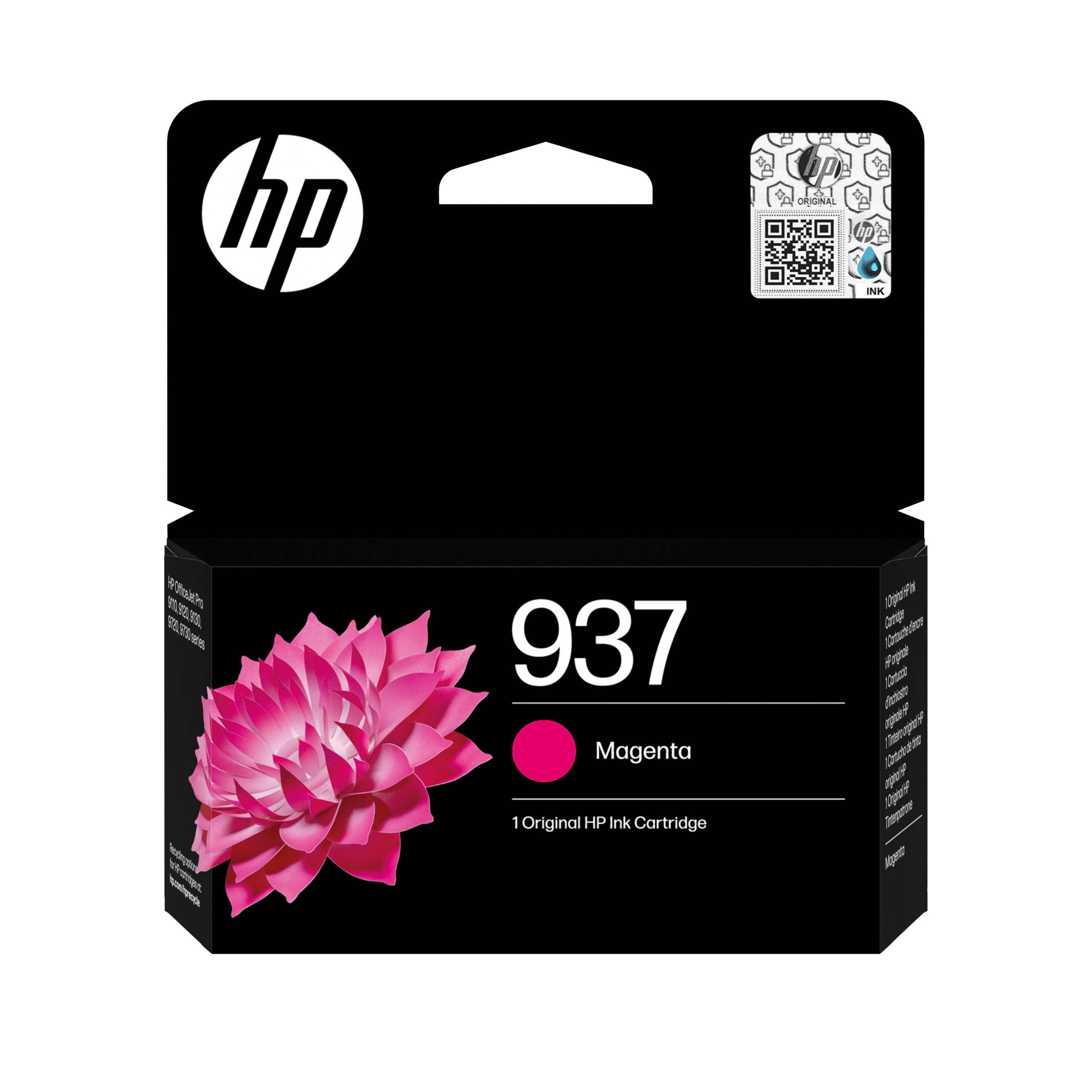 HP 937 originele magenta inktcartridge - Afbeelding 2