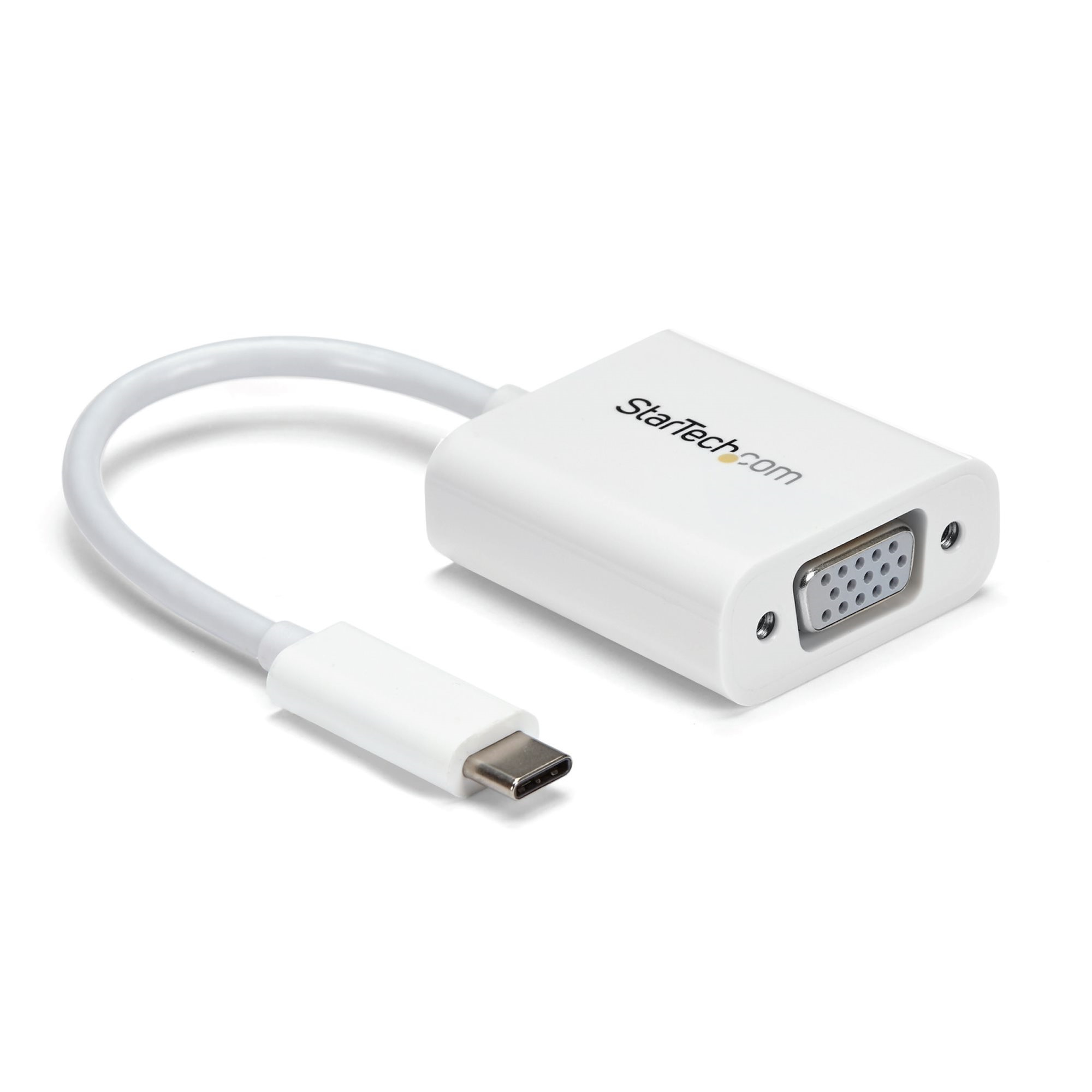 StarTech.com USB-C naar VGA adapter wit - Afbeelding 2
