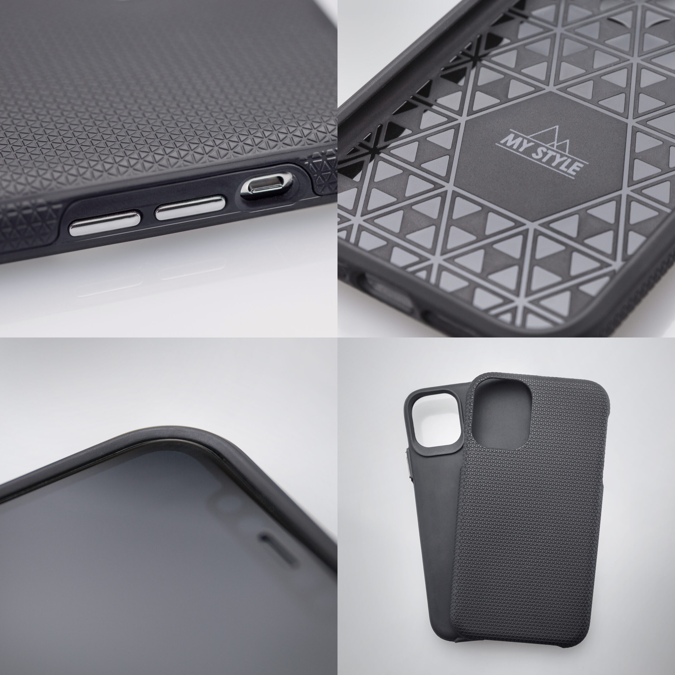 My Style Tough Case for Samsung Galaxy A54 5G Black - Afbeelding 2