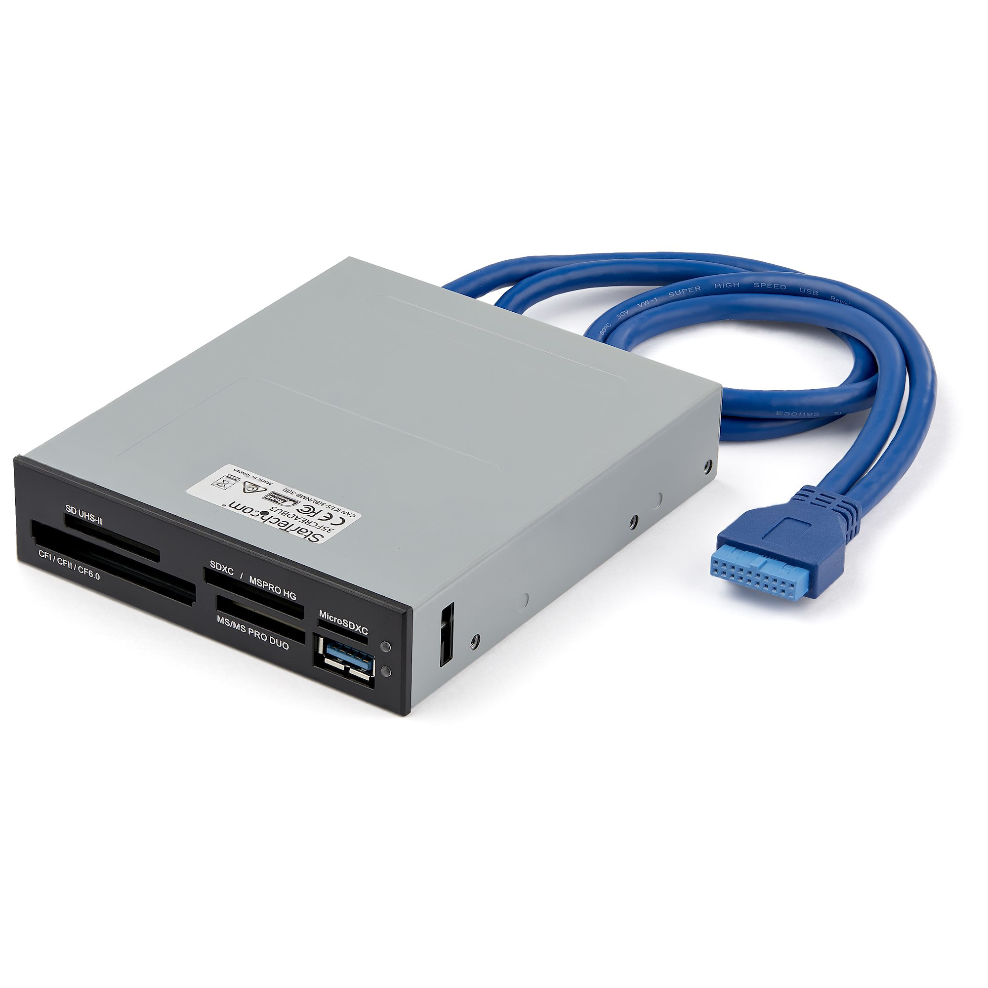 StarTech.com 3,5" Interne multi-kaartlezer met UHSII ondersteuning - USB 3.0 memory card reader - Afbeelding 2