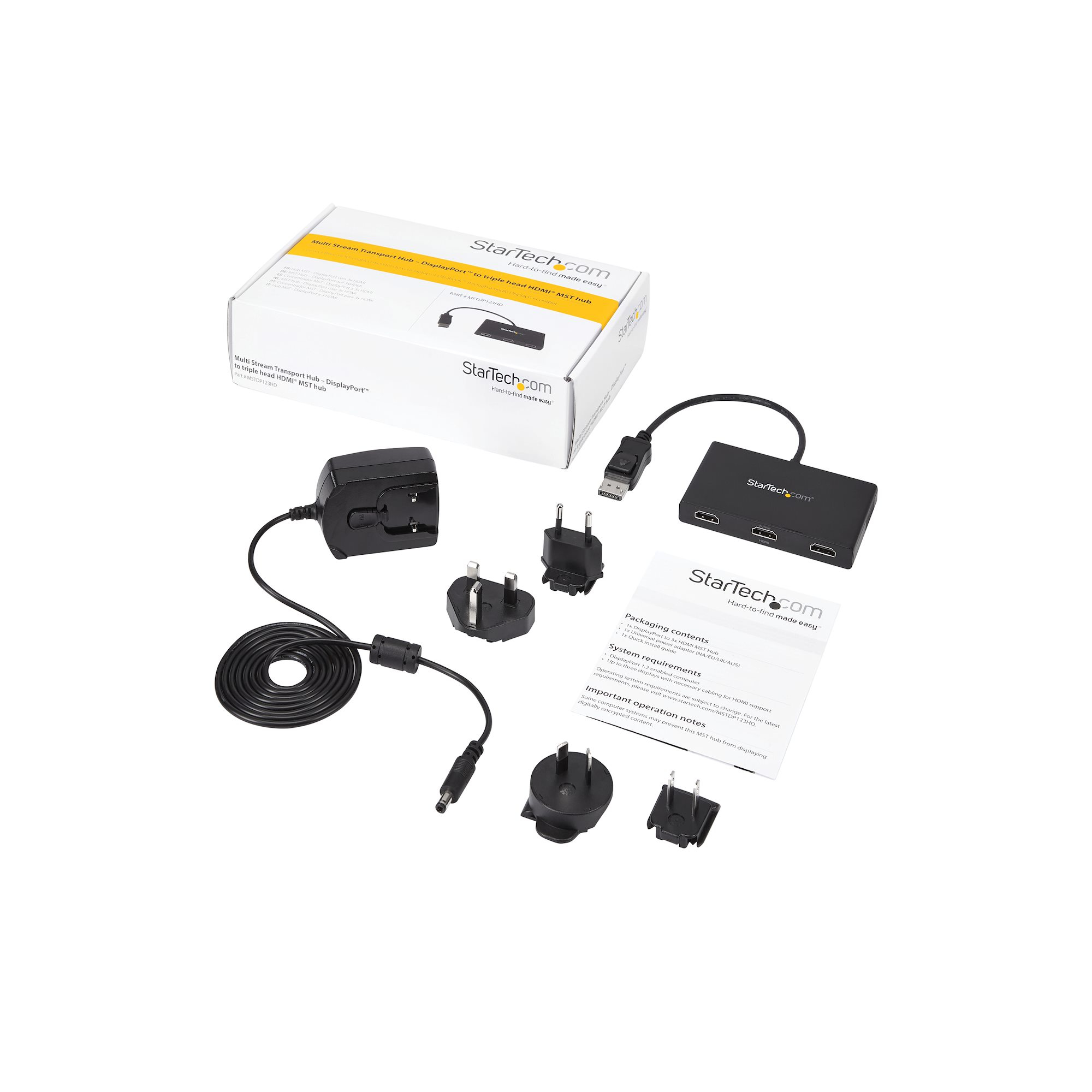 StarTech.com DisplayPort naar HDMI multi-monitor splitter - 3 poorts MST Hub - Afbeelding 6