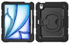 Mobilize Rotating Defender Case Stand Function for Apple iPad Air 11 (2024/2025) Black