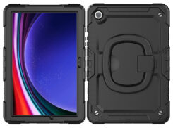 Mobilize Rotating Defender Case Stand Function for Samsung Galaxy Tab A9+/A11+ 11 Black