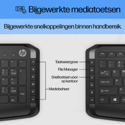 HP Pavilion 9DF28AA#AC0 toetsenbord Inclusief muis Universeel USB Zwart - Afbeelding 4