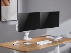 Equip 17“-35” Heavy Duty dubbele Monitorarm wit - Afbeelding 9