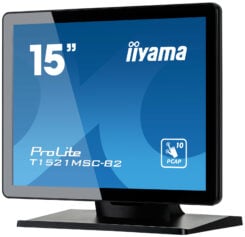 iiyama ProLite T1521MSC-B2 computer monitor 38,1 cm (15") 1024 x 768 Pixels XGA LED Touchscreen Tafelblad Zwart - Afbeelding 7