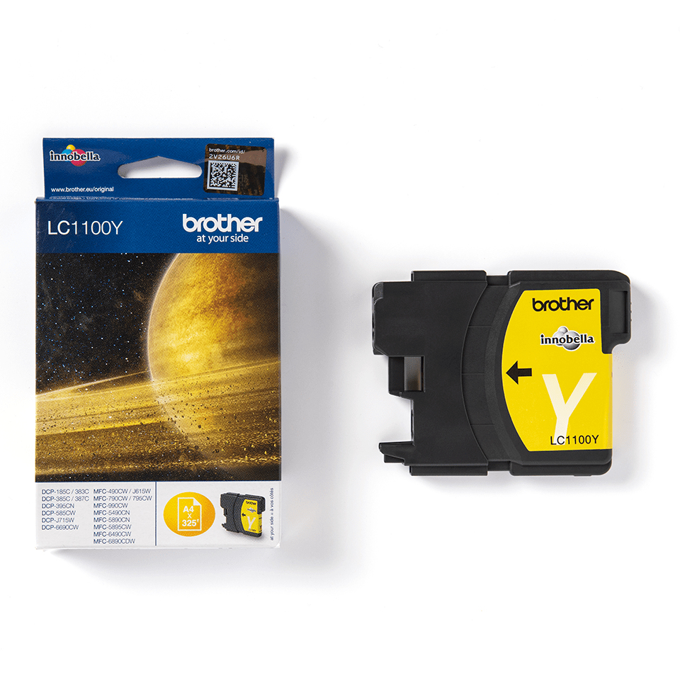 Brother LC1100Y inktcartridge 1 stuk(s) Origineel Geel - Afbeelding 4
