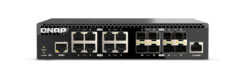 QNAP QSW-M3216R-8S8T netwerk-switch Managed L2/L3 10G Ethernet (100/1000/10000) 1U Zwart