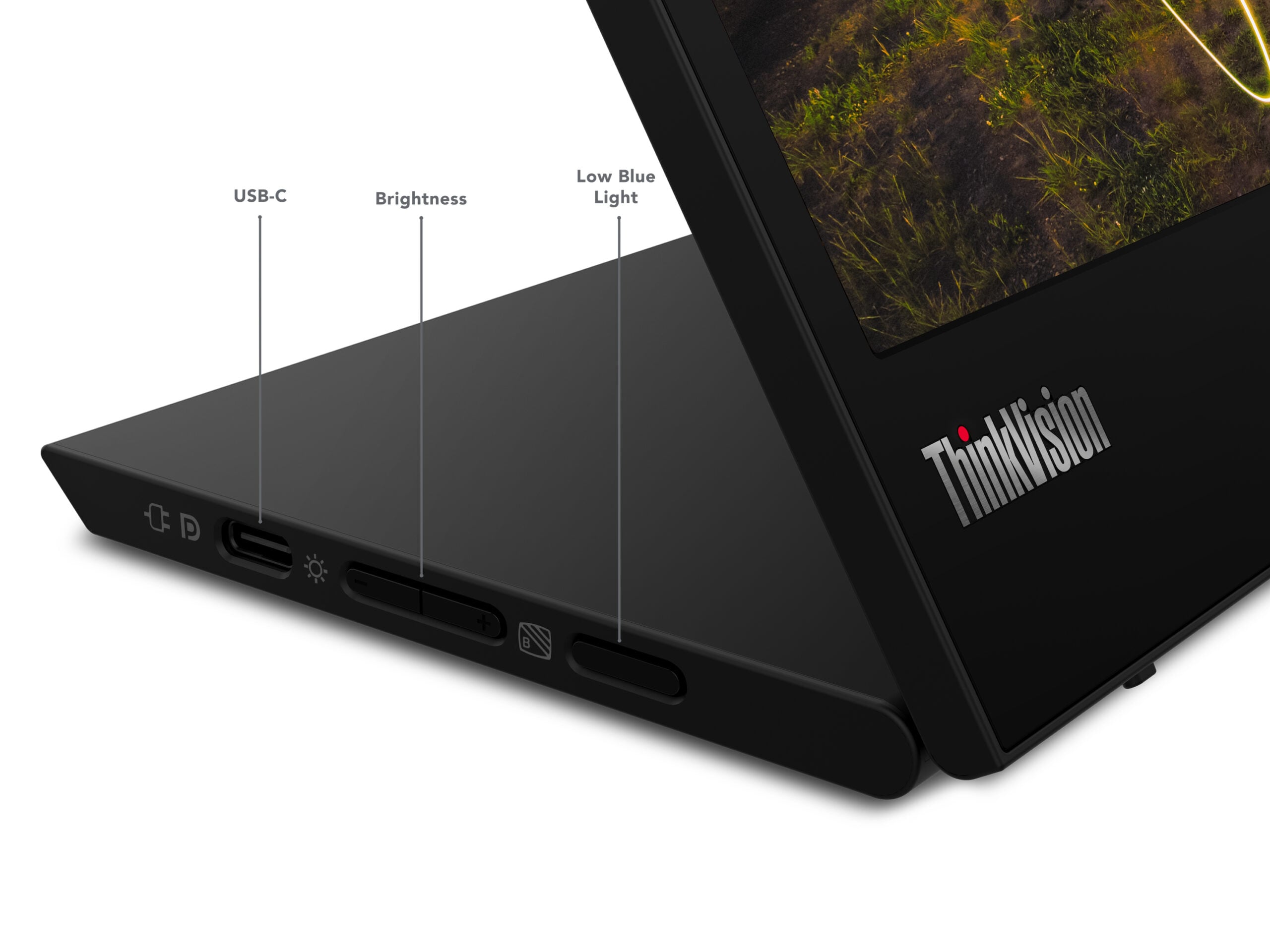 Lenovo ThinkVision M15 computer monitor 39,6 cm (15.6") 1920 x 1080 Pixels Full HD LED Zwart - Afbeelding 9