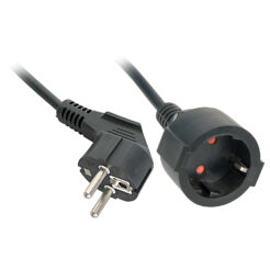Lindy 30244 power uitbreiding 3 m 2 AC-uitgang(en) Binnen Zwart - Afbeelding 2