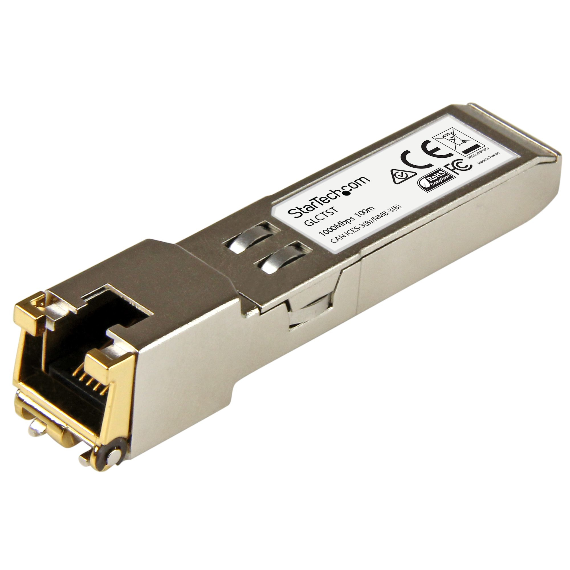 StarTech.com Gigabit RJ45 koper SFP Transceiver Module - Cisco GLC-T compatibel - Afbeelding 2