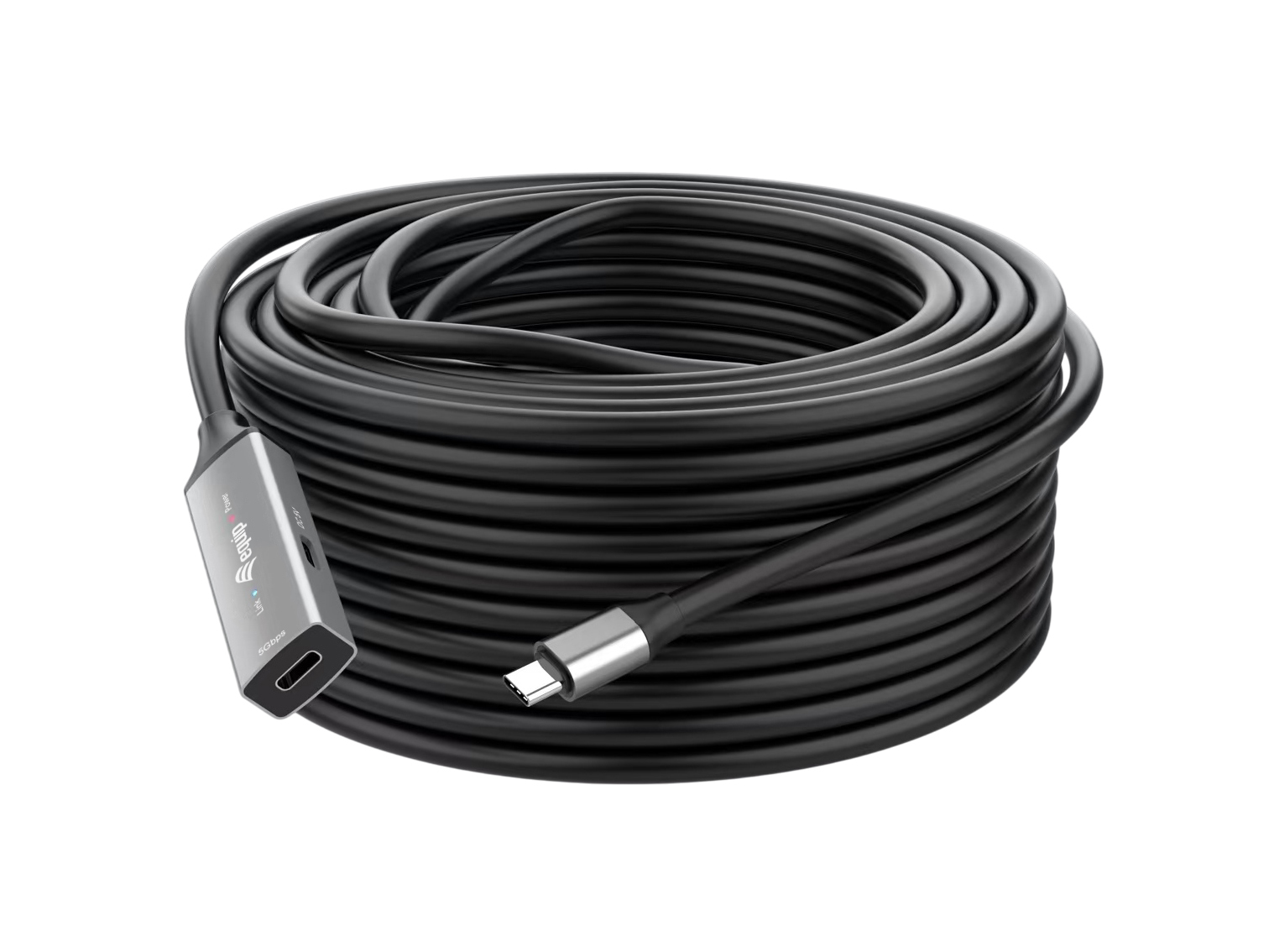 Equip 133356 USB-kabel USB 3.2 Gen 1 (3.1 Gen 1) 5 m USB C Zwart
