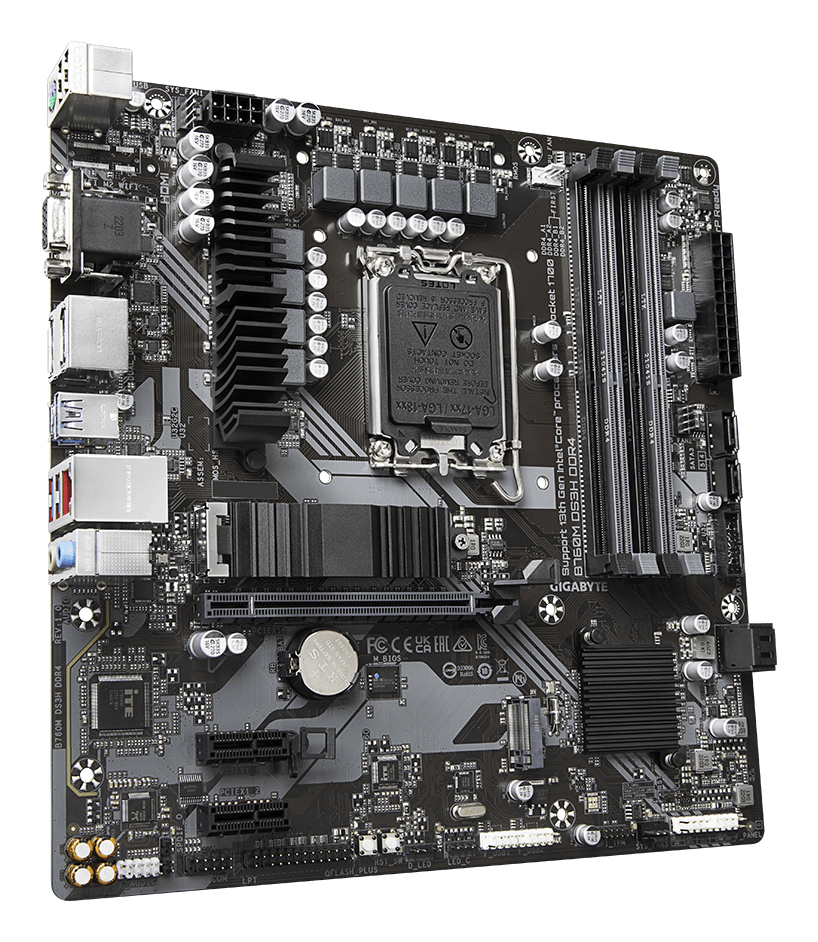 GIGABYTE B760M DS3H DDR4 moederbord Intel B760 Express LGA 1700 micro ATX - Afbeelding 5