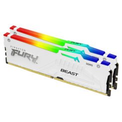 Kingston Technology FURY Beast 64GB 6000MT/s DDR5 CL36 DIMM (Kit van 2) White RGB EXPO