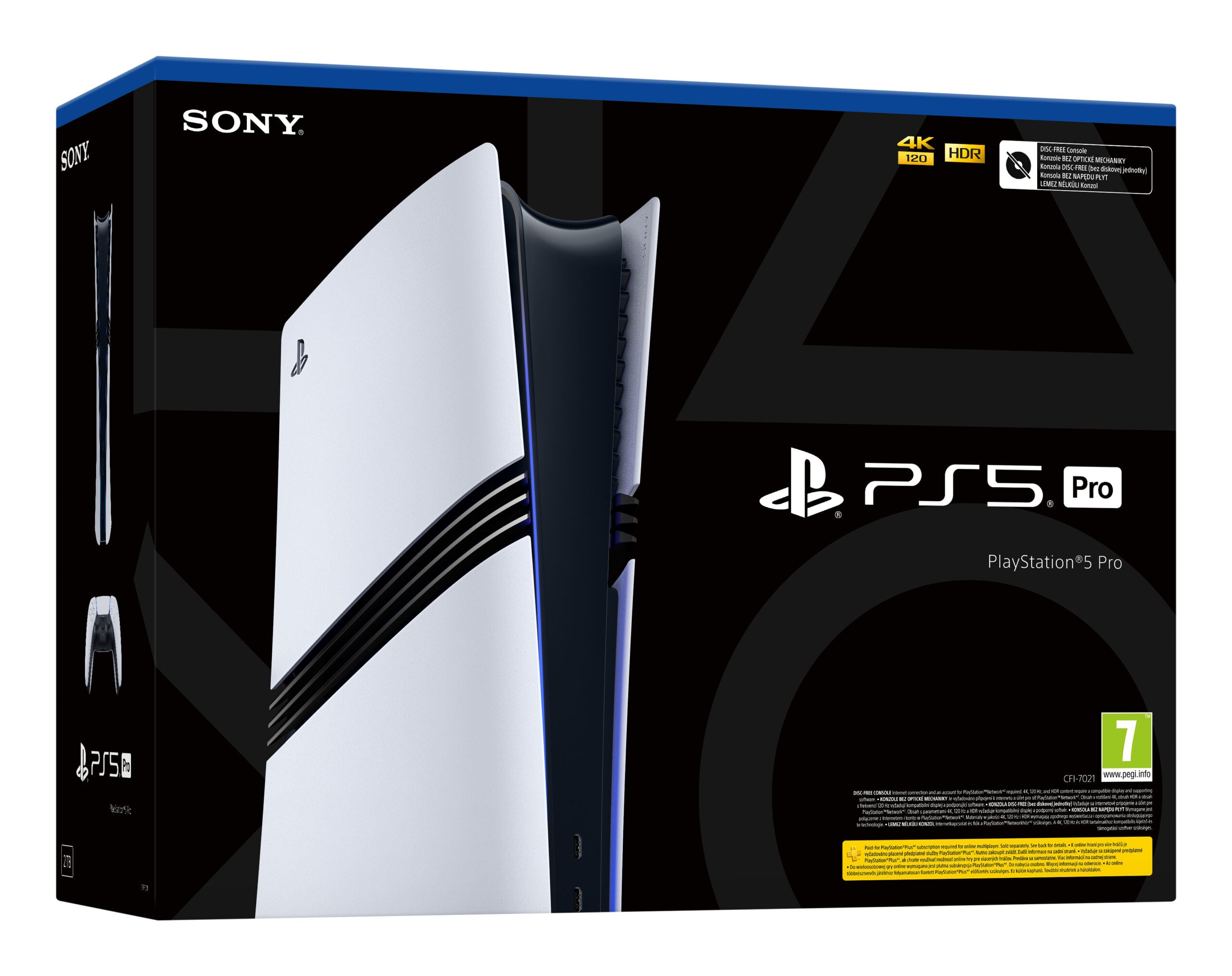 Sony PlayStation 5 Pro 2 TB Wifi Zwart, Wit - Afbeelding 8
