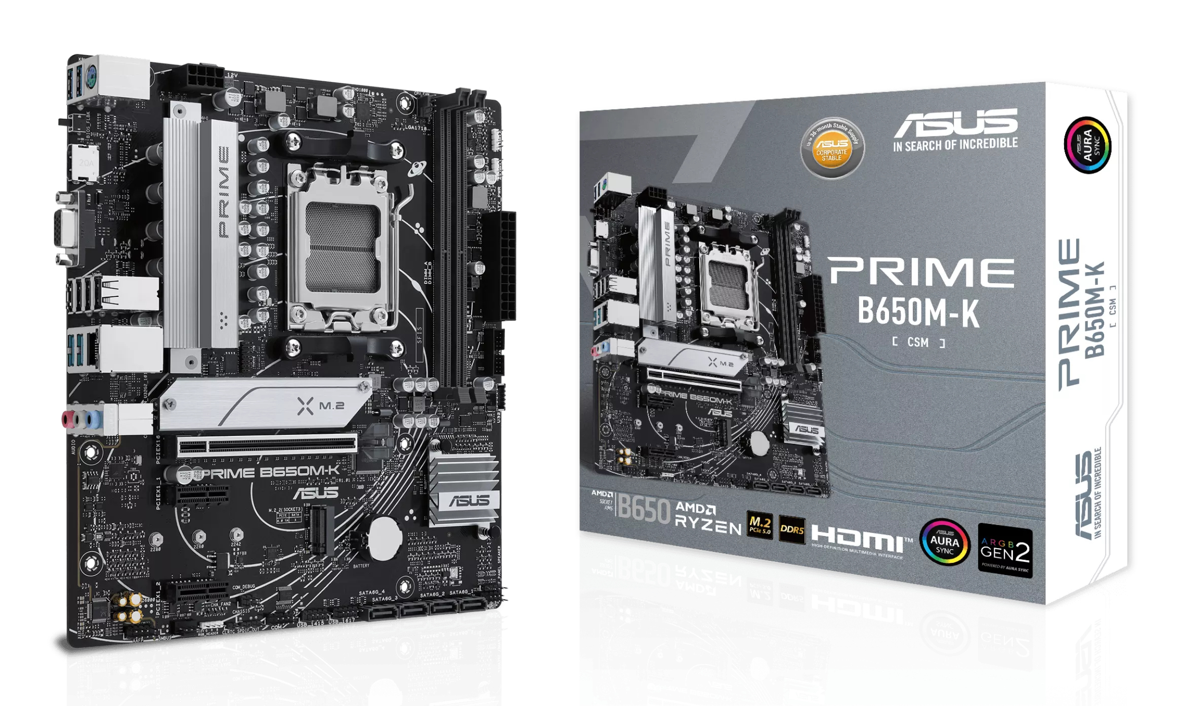 ASUS PRIME B650M-K AMD B650 Socket AM5 micro ATX - Afbeelding 2