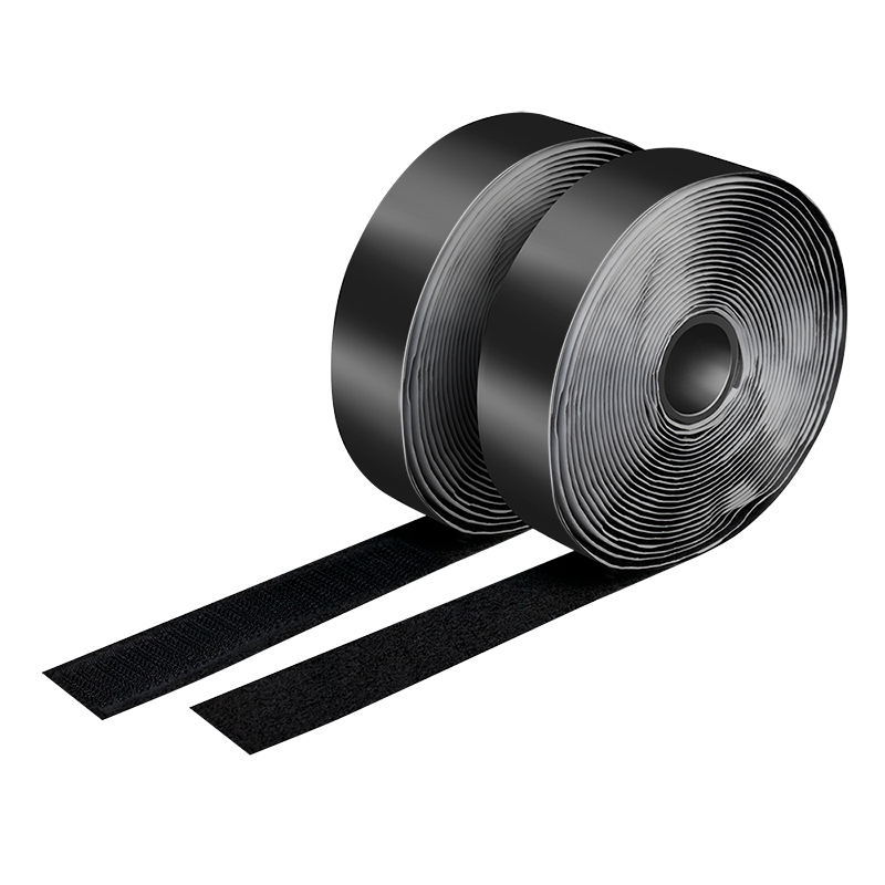 LogiLink KAB0080 kabelbinder Velcro cable tie Zwart 2 stuk(s)