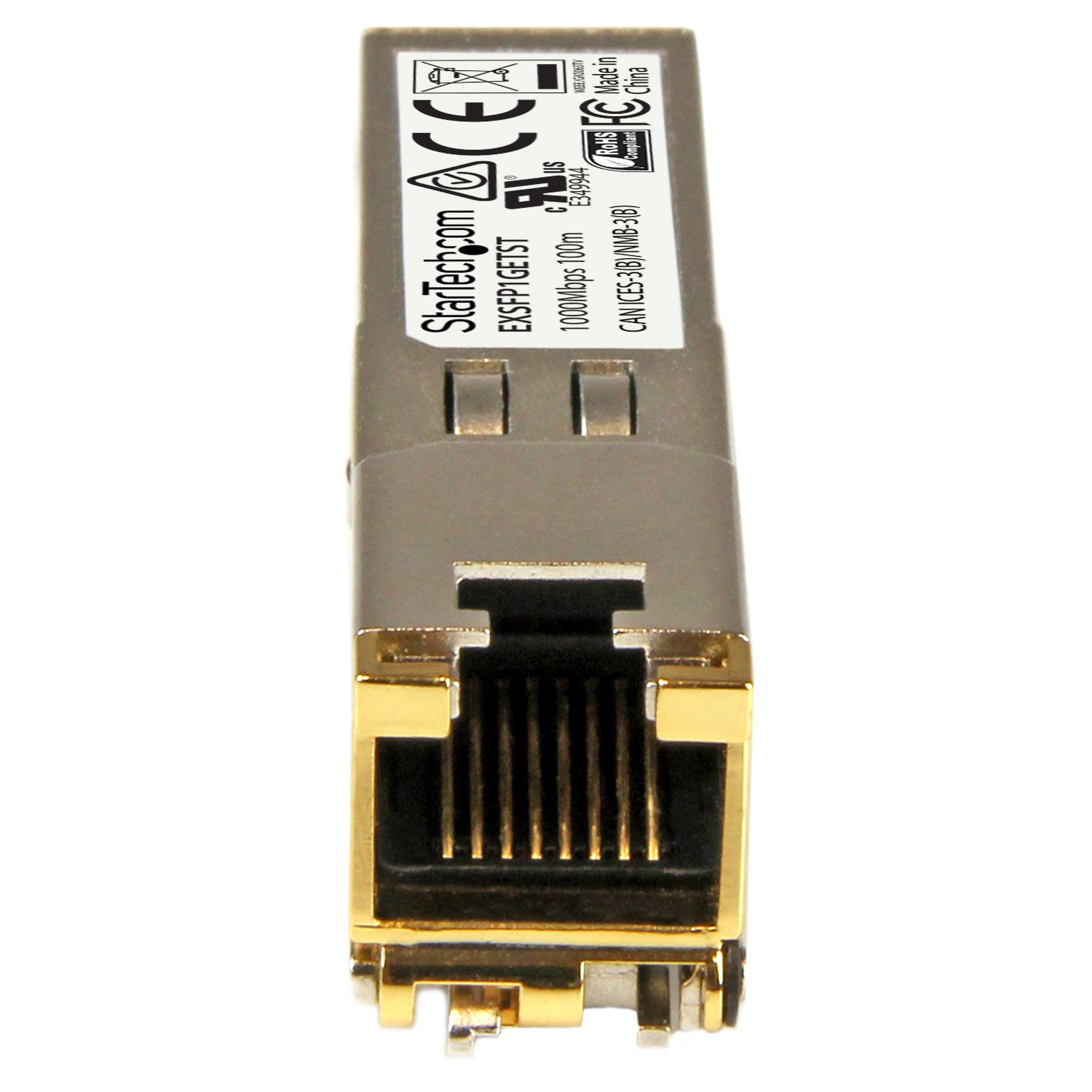 StarTech.com Juniper EX-SFP-1GE-T compatibel SFP Transceiver module - 10/100/1000BASE-T - Afbeelding 3