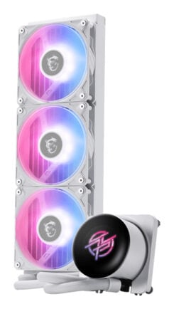 MSI MPG CORELIQUID P13 WHITE koelsysteem voor computers Processor Alles-in-één vloeistofkoeler 12 cm Wit 1 stuk(s)